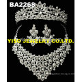 Collier de cristal de mariage fashional luxueux